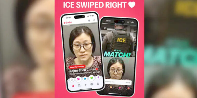 中國籍女子婚姻詐欺被捕並面臨驅逐出境！白宮發布合成圖並調侃：「這是一個配對」